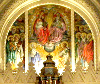 Holy Trinity mosaic at Holy Hill Basilica